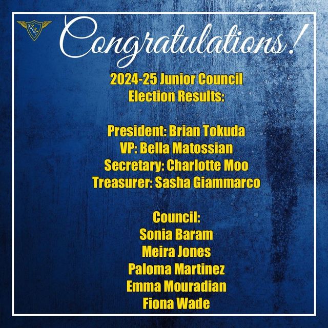 2024-2025 JUNIOR COUNCIL